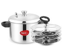 Pigeon 4 placas de acero inoxidable compatibles con estufa de inducción y gas