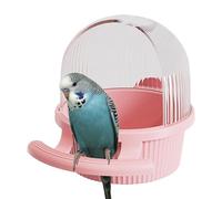 Pigeon Bird Feeder, Wild Bird Feeder for Cage, Semi-Open Bird Feeder for Cage, Parakeet Food Dispenser, Bird Cage Feeder for Cockatiels, Parrot Feeding Accessories, Pigeon Feeder for Cage