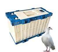 Pigeon Cage - 32x15x22.5cm Breathable Lightweight Carrier | Travel Bird Box with Lock | Transport Training Release Competition Case for Outdoor Parakeet Parrot Cockatiel Conure
