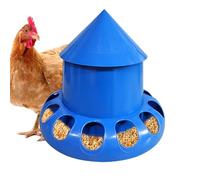 Pigeon Feeder, Bird Feeders, Outdoors Slot Container Spill-Proof, Easy-Fill Design Wild Birds, Food Dispenser For Chickens, & Cage Birds (Gray/1pc), Accessory, 30x16x26cm