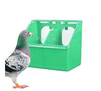Pigeon Feeder - Large Capacity Heavy-Duty Bird Food Dispenser, Double-Hole Hanging Feeder for Pigeons, Parakeets, Parrots, Chickens, Quails | Indoor and Outdoor Garden, Backyard, Farm Feeding Box
