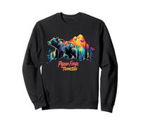 Pigeon Forge Tennessee Mountains Bear USA Senderismo Souvenir TN Sudadera