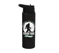 Pigeon Forge Tennessee Respeta a los locales Bigfoot Sasquatch Stainless Steel Insulated Water Bottle