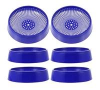 Pigeon Nest Set, 6-Piece Bird Breeding Cage Accessories for Outdoor Use, Laying Bed for Pigeons Cockatiels Canaries, Roosting and Hatching Bowl for Garden Backyard Aviary and Birdhouses 21x5.5cm