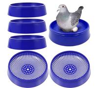 Pigeon Nest Set, 6 Pieces Bird Breeding Cage, 8.27x2.17in Outdoor Laying Bed, Comfortable Roosting Space, Portable Outdoor Use for Parrots, Cockatiels, Canaries, Hatching, Garden