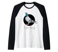 Pigeon Racing Colombophile Duivensport Taubenzüchter Palomas Camiseta Manga Raglan