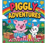 Piggly Adventures: A Magical Animal Coloring Journey: Adventures to Color, Friends to Cherish: A Magical Animal Journey for Kids (Kids Coloring Book)