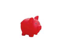 Piggy Bank, Unbreakable Plastic Coin Bank, Money Bank for Girls and Boys (red)