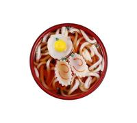 Piggy Banks Tarro de Dinero Realista Artificial Cocido Udon Fideos Modelo Monedero para Exhibición de Dinero Manualidades Ahorro de Dinero Jar Showcase Display para Fotografía de Alimentos