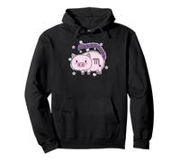 Piggy Escorpio Signo del zodiaco Sudadera con Capucha