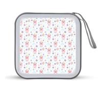 Piggy - Organizador de CD con capacidad para 40 unidades, colección de DVD, bolsa de almacenamiento para coche, hogar, viajes