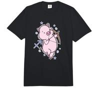 Piggy Sagitario Signo del Zodiaco Comfort Colors Adult Heavyweight T-Shirt