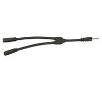 PigHog soluciones - 6 "y Cable, estéreo 3,5 mm (M) -Dual 3,5 mm (F)
