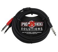 PIGHOG Y Cable Estéreo 1/4"(M)-Dual Mono 1/4, 6" - PYS214F