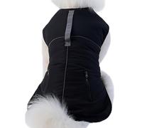 Pigión para perros para perros - Tejido de poliéster térmico, vestido de cachorro | Ropa ajustada con forro aislado, ropa de invierno resistente al viento para razas pequeñas medianas en