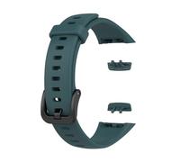 PIGLOLKINY 1 Uds. Correa deportiva de silicona for Honor Band 7 6 pulsera inteligente accesorios repuesto(Dark green,For Huawei Band6)