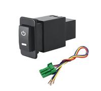 PIGLOLKINY 1 Unidad de Faro antiniebla Delantero LED eléctrico for Coche for Sensor Calor en el Volante, botón Interruptor for Cable, Compatible for Accesorios For Nissan Paladin(Power)