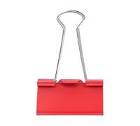 PIGLOLKINY 10 Uds. Clip de papel Metal rojo, papelería for oficina y escuela(19mm red clip-10pcs)