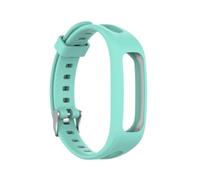 PIGLOLKINY Correa de muñeca deportiva silicona suave for Huawei 3e 4e, pulsera repuesto for correr For Honor 4(Teal Blue)