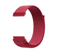 PIGLOLKINY Correa de nailon 16/18/20/22mm compatible for Garmin Forerunner 255S Band Venu 2, accesorios for pulsera 255(Red,16mm)