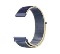 PIGLOLKINY Correa de nailon 16/18/20/22mm compatible for Garmin Forerunner 255S Band Venu 2, accesorios for pulsera 255(Ice Blue,18mm)