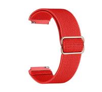 PIGLOLKINY Correa de nailon 20mm 22mm for Xiaomi Watch 5/S4 S3 S2, pulsera duradera transpirable for Redmi 5 Oneplus Lite-3(Red,For other 22mm)