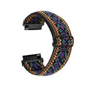 PIGLOLKINY Correa de nailon 20mm 22mm for Xiaomi Watch 5/S4 S3 S2, pulsera duradera transpirable for Redmi 5 Oneplus Lite-3(Purple flower,For other 20mm)