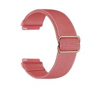 PIGLOLKINY Correa de nailon 20mm 22mm for Xiaomi Watch 5/S4 S3 S2, pulsera duradera transpirable for Redmi 5 Oneplus Lite-3(Rose pink,For other 20mm)
