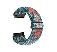 PIGLOLKINY Correa de nailon 20mm 22mm for Xiaomi Watch 5/S4 S3 S2, pulsera duradera transpirable for Redmi 5 Oneplus Lite-3(Green arrow,For other 22mm)
