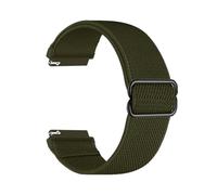 PIGLOLKINY Correa de nailon 20mm 22mm for Xiaomi Watch 5/S4 S3 S2, pulsera duradera transpirable for Redmi 5 Oneplus Lite-3(ArmyGreen,For other 20mm)