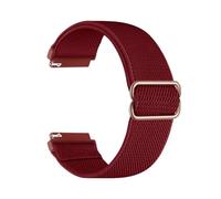 PIGLOLKINY Correa de nailon 20mm 22mm for Xiaomi Watch 5/S4 S3 S2, pulsera duradera transpirable for Redmi 5 Oneplus Lite-3(Wine red,For other 20mm)