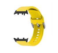 PIGLOLKINY Correa de reloj deportiva silicona for Huawei D2, pulsera inteligente for correa for transpirable(Yellow)