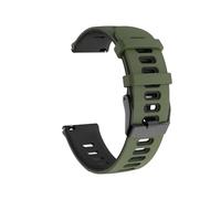 PIGLOLKINY Correa de reloj goma 20/22mm for COLMI V73/C8 Max/C81/M42 for I28 Ultra/C61/P73/I31/P28 Plus pulsera repuesto(Rose Green,22mm Watchband)