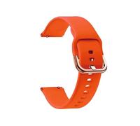 PIGLOLKINY Correa de reloj inteligente silicona 18mm apta for Garmin Venu 2S 3S Vivomove Vivoactive 4S Forerunner 255S(Orange 2,18mm For VENU 3S)