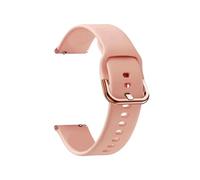 PIGLOLKINY Correa de reloj inteligente silicona 18mm apta for Garmin Venu 2S 3S Vivomove Vivoactive 4S Forerunner 255S(Pink 2,For Garmin Active S)