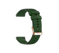 PIGLOLKINY Correa de reloj inteligente silicona 18mm apta for Garmin Venu 2S 3S Vivomove Vivoactive 4S Forerunner 255S(Army Green,For Forerunner 265S)