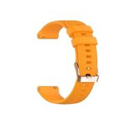 PIGLOLKINY Correa de reloj inteligente silicona 18mm apta for Garmin Venu 2S 3S Vivomove Vivoactive 4S Forerunner 255S(Orange,For Garmin Active S)
