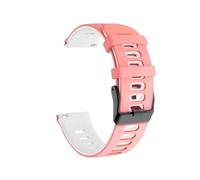 PIGLOLKINY Correa de reloj silicona 20 y 22mm for pulsera For Garmin D2 Air X15 Forerunner 570 265 255 165(White Light Pur,1pcs 20mm)