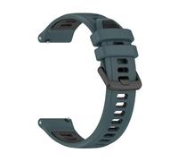 PIGLOLKINY Correa de reloj silicona 20 y 22mm for pulsera For Garmin D2 Air X15 Forerunner 570 265 255 165(Dark Khaki,1pcs 20mm)