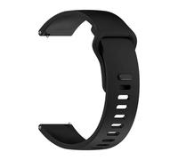 PIGLOLKINY Correa de reloj silicona 20 y 22mm for pulsera For Garmin D2 Air X15 Forerunner 570 265 255 165(Black,1pcs 20mm)
