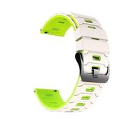 PIGLOLKINY Correa de reloj silicona 22 mm for Xiaomi 2pro/S4 S1/Mi 5/color 2 Band for HUAWEI GT6 Pro/GT 6 5 4(B-Stralight Green)