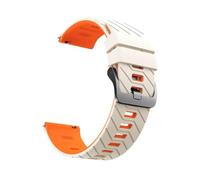 PIGLOLKINY Correa de reloj silicona 22 mm for Xiaomi 2pro/S4 S1/Mi 5/color 2 Band for HUAWEI GT6 Pro/GT 6 5 4(A-Starlight Orange)