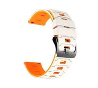 PIGLOLKINY Correa de reloj silicona 22 mm for Xiaomi 2pro/S4 S1/Mi 5/color 2 Band for HUAWEI GT6 Pro/GT 6 5 4(B-Stralight Orange)