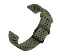 PIGLOLKINY Correa de reloj silicona transpirable 22 mm for pulsera For Garmin D2 Air X15/Venu 3 4 45(Army green)