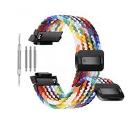 PIGLOLKINY Correa de reloj tejida nailon 16mm for Casio G-SHOCK GA100 110 120 130 140 GA2100 DW5610 GW5600(Rainbow)