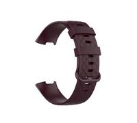 PIGLOLKINY Correa de repuesto for reloj inteligente For Fitbit Charge 3 SE, pulsera, correa muñeca, deportiva suave TPU(Rosewood,For Charge 3 S Size)