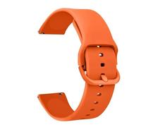 PIGLOLKINY Correa de silicona 20/22mm apta for Huawei Watch 3 4 Pro GT 46mm banda for Honor Magic pulsera(Orange,20mm)