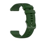 PIGLOLKINY Correa de silicona 20 y 22mm for Garmin Venu 3 Band Forerunner 265 255 245 165 for cinturón 2 Plus(BLACK WHITE,22mm)