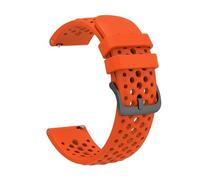 PIGLOLKINY Correa de silicona 22mm for reloj For Amazfit Active Max, repuesto for OPPO X3 For Huawei GT Runner 2(Orange)