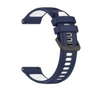 PIGLOLKINY Correa de silicona for Garmin Forerunner 265/265S/255 Vivoactive 4 3 correas reloj(Blue White,20mm Watchband)